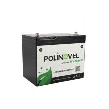 POLINOVEL Best Seller Deep Cycle Solar RV Caravan Marinha de 12 volts Baterias de íons de lítio 12V 100AH ​​LIFEPO4 Bateria